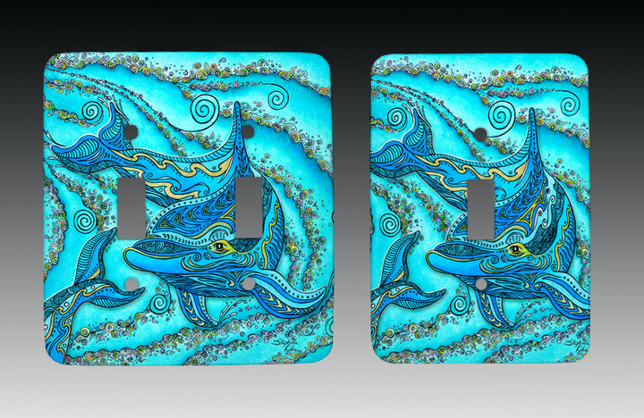 Dolphin Play Light Switch Cover