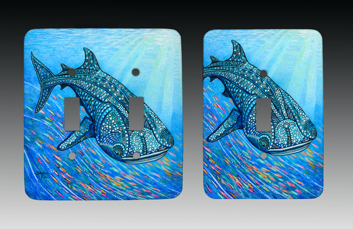 Whale Shark Light Switch Cover