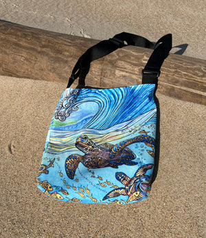 Under the Wave Tote Beach Bag