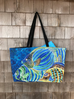 Fish School Beach Bag