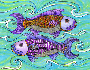 Two Fishes Print
