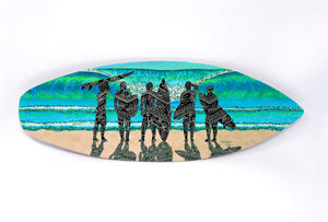 Surf Check Surfboard Wall Art
