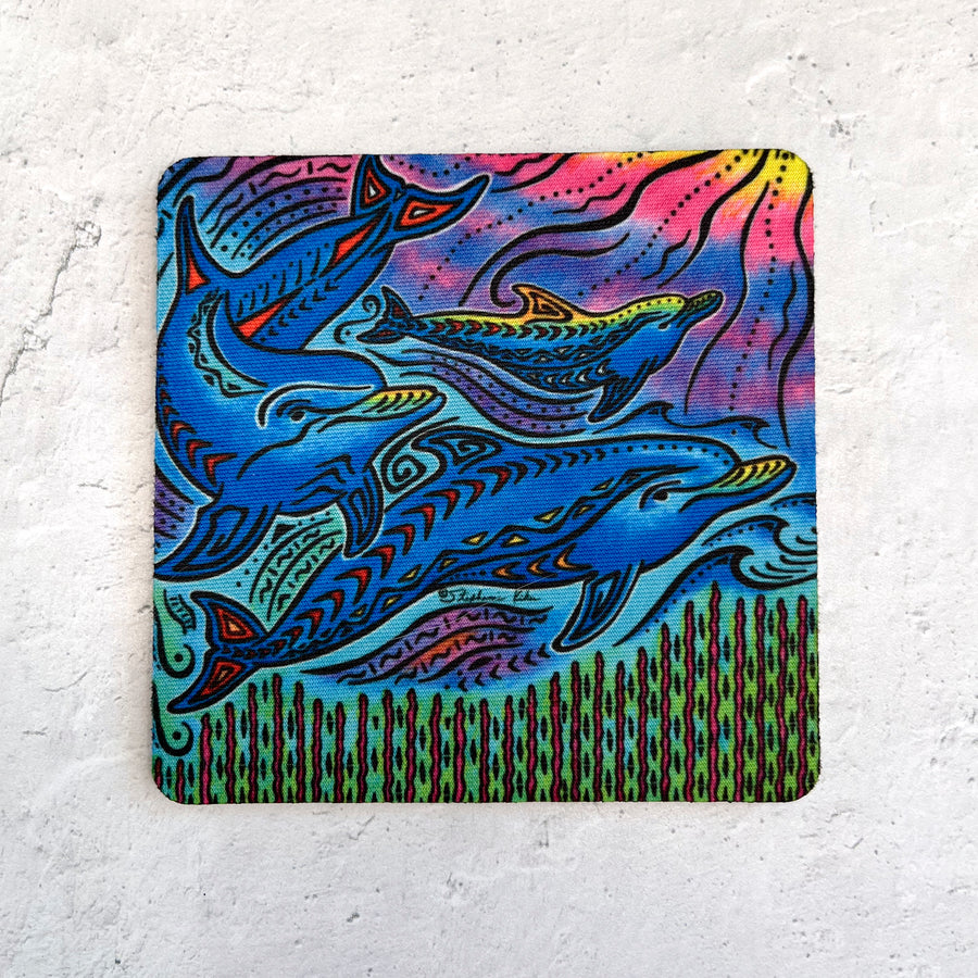 3 Dolphins Coaster