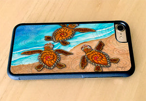 3 Baby Turtles iPhone Case