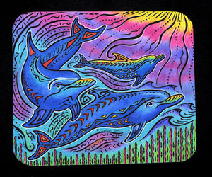 3 Dolphins Mousepad