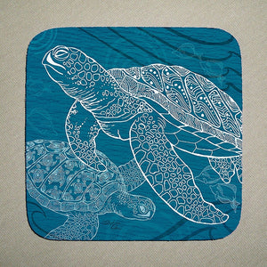 Sea Turtles One Color Coaster