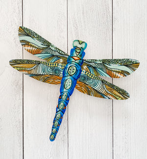 Blue Dragonfly - Dragonfly Shape