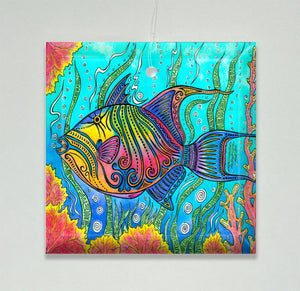Trigger Fish Ornament/Suncatcher