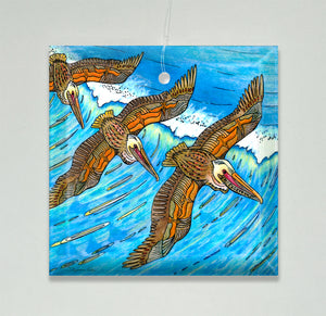 Wings Over Waves Ornament/Suncatcher