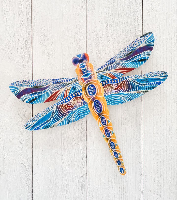 Yellow Dragonfly - Dragonfly Shape
