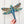 Tropical Patterns Blue- Dragonfly Shape