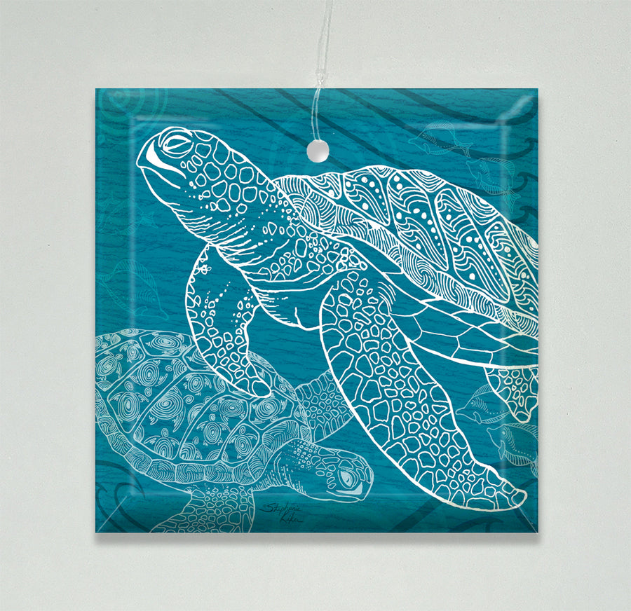Sea Turtles One Color Ornament/Suncatcher