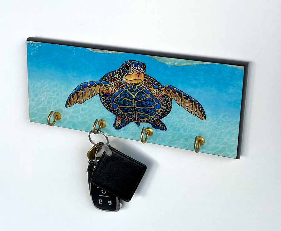 Turtle Paradise Key Hanger