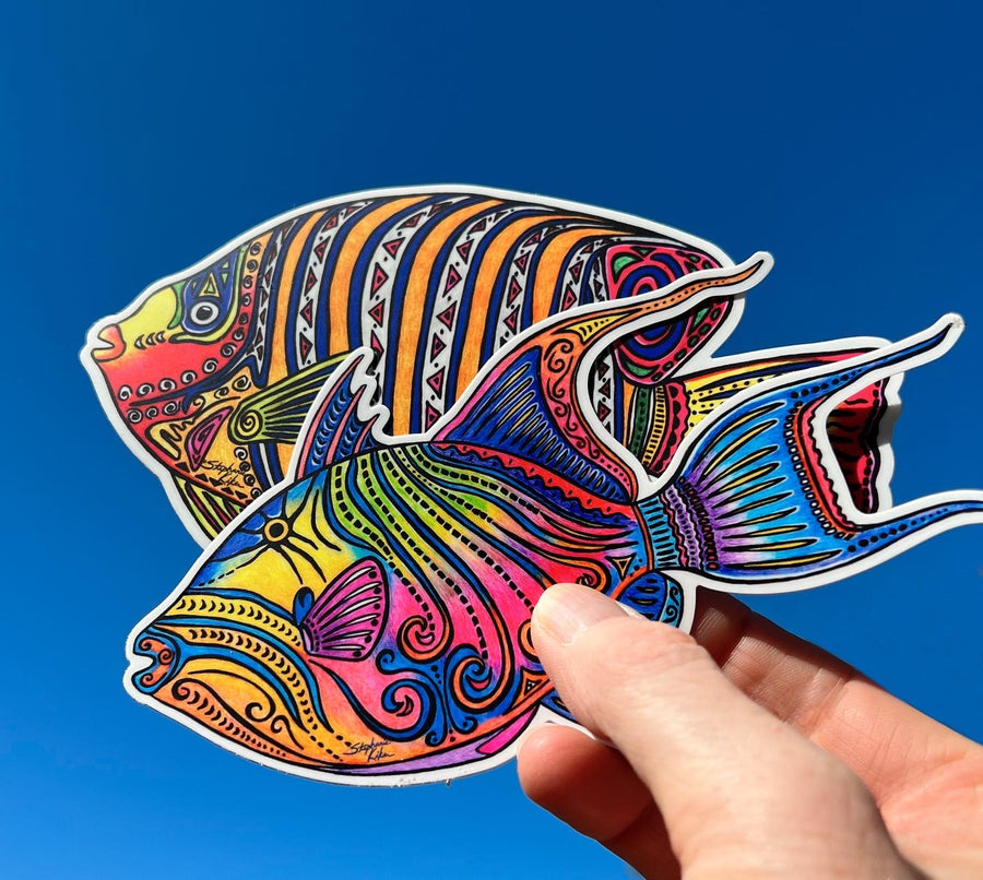 Angel Fish Sticker