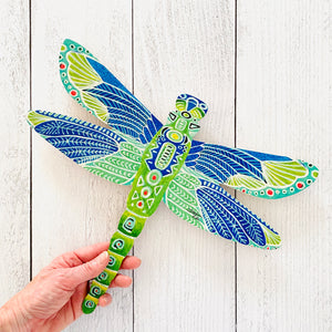 Green Dragonfly - Dragonfly Shape