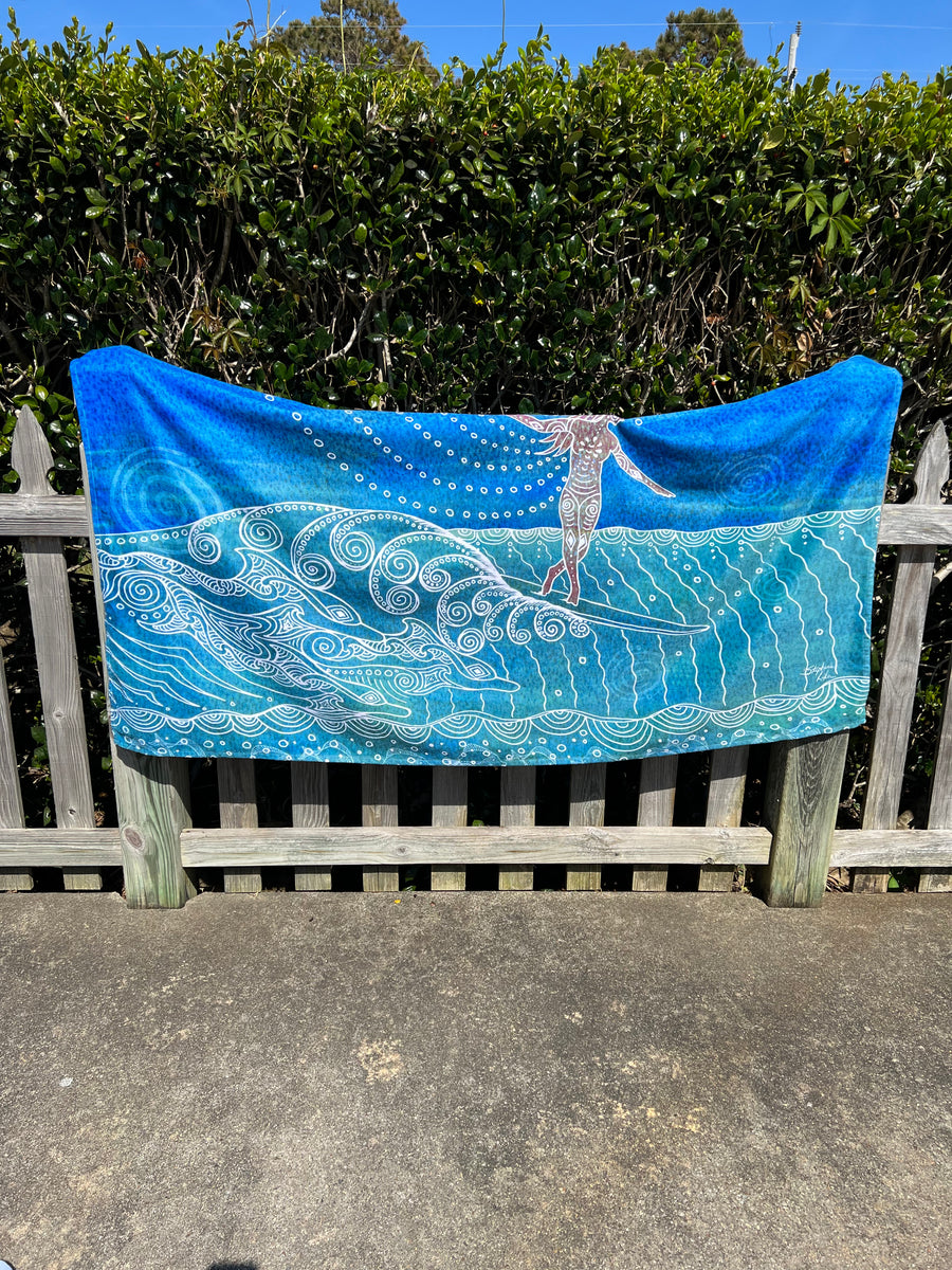 Lady Slider Beach Towel