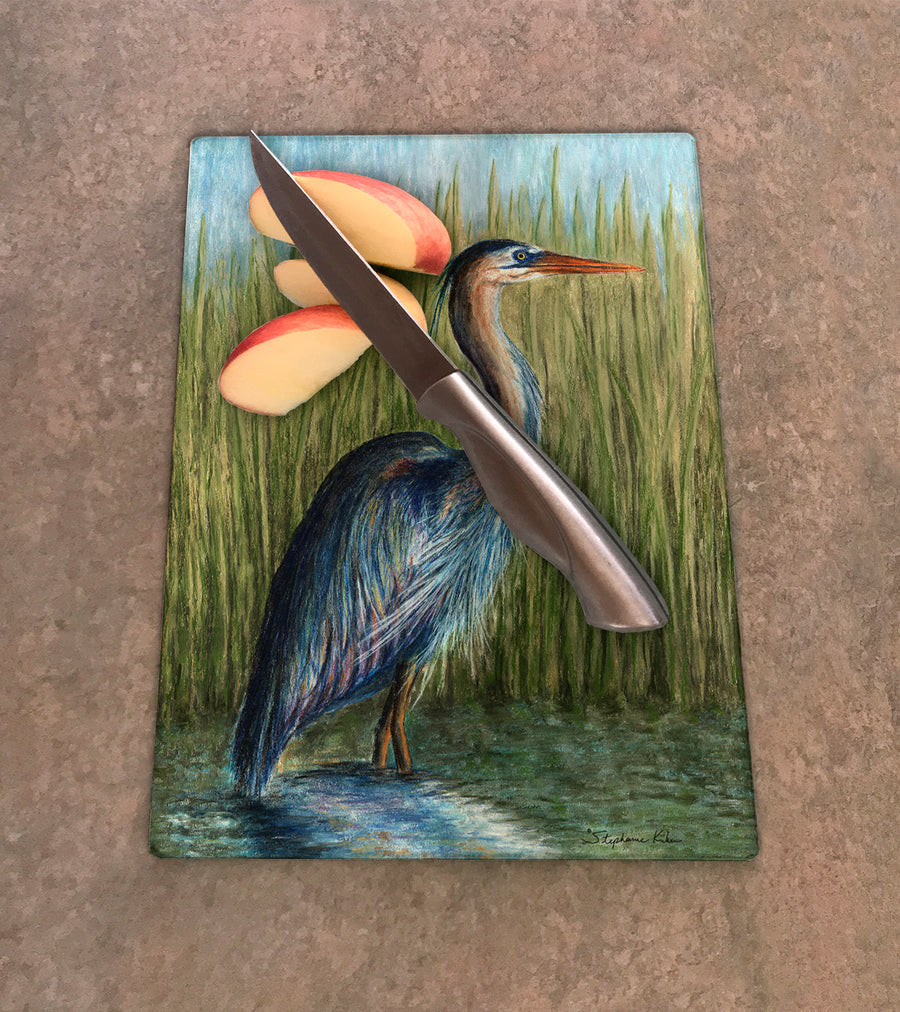 Blue Heron Cutting Board