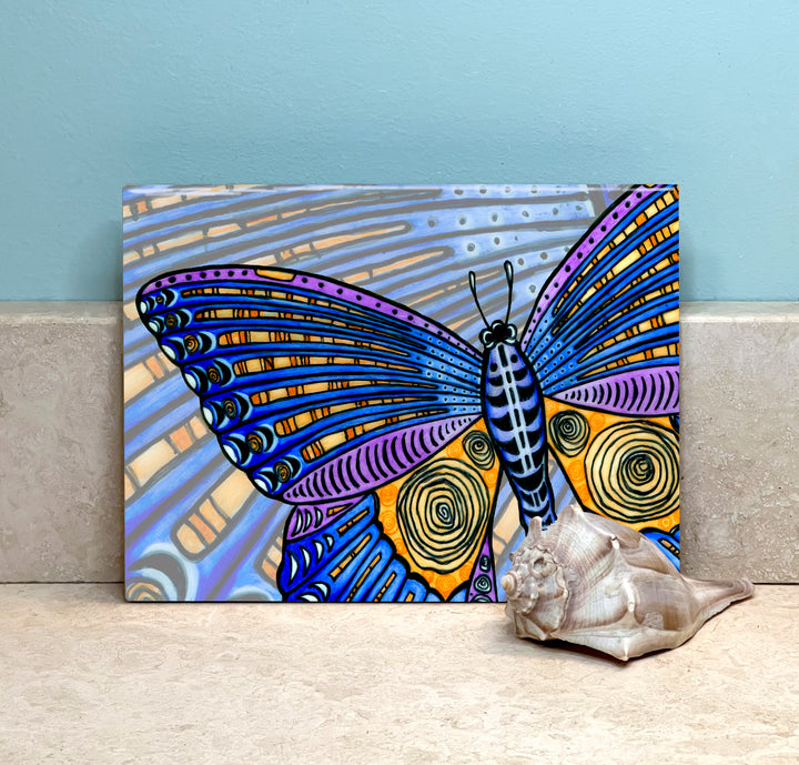 Butterfly Wings Ceramic Tile