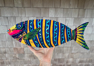 Angel Fish Wood Wall Art