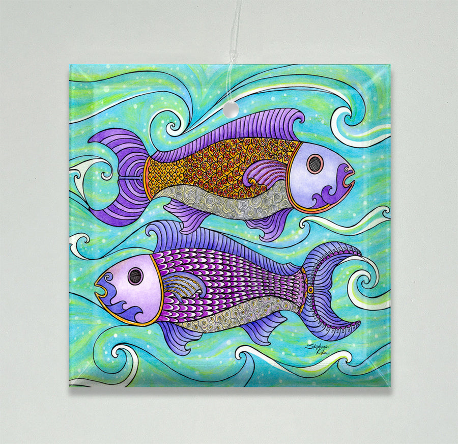 Two Fishes Ornament/Suncatcher