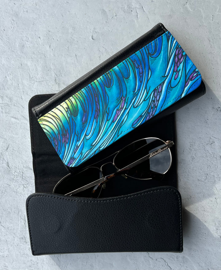 Waves of Dolphin Glasses Case