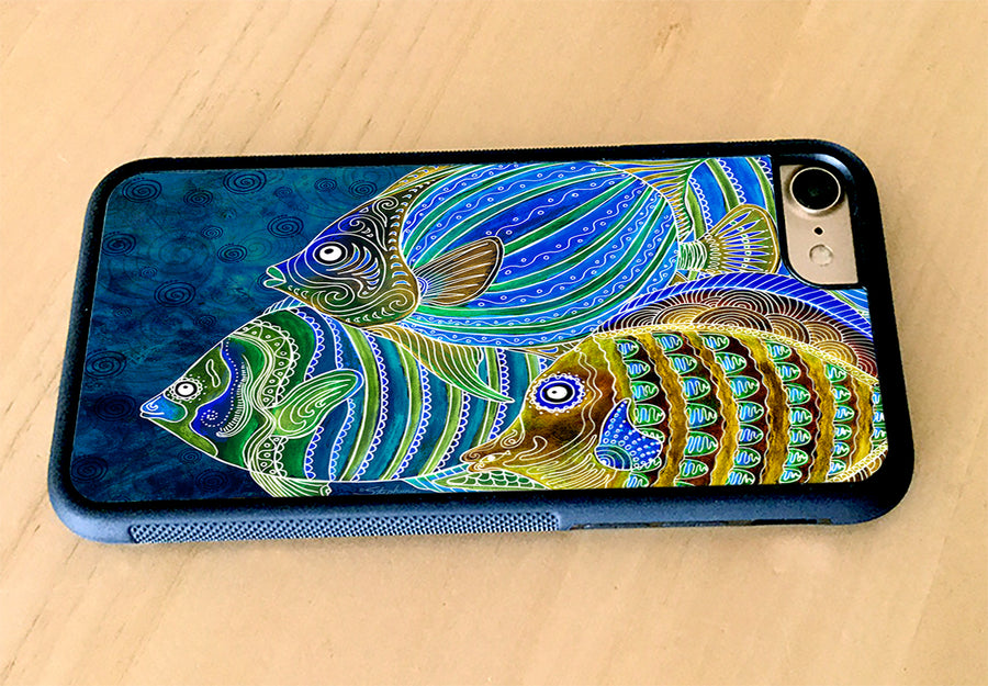 Fish School iPhone Case