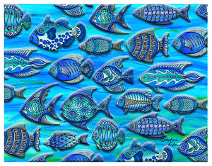 Funky Fish Print