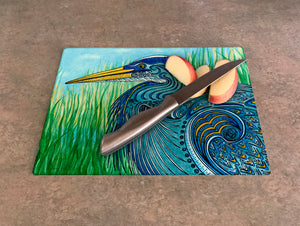 Great Blue Heron Cutting Board