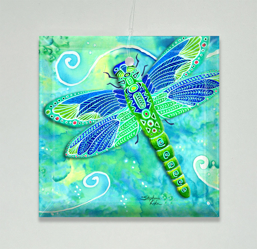 Green Dragonfly Ornament/Suncatcher