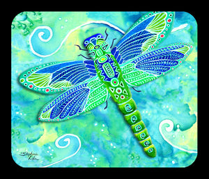 Green Dragonfly Mousepad
