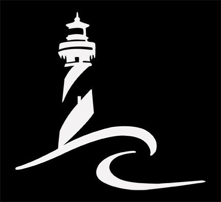 Hatteras Lighthouse Wave Sticker