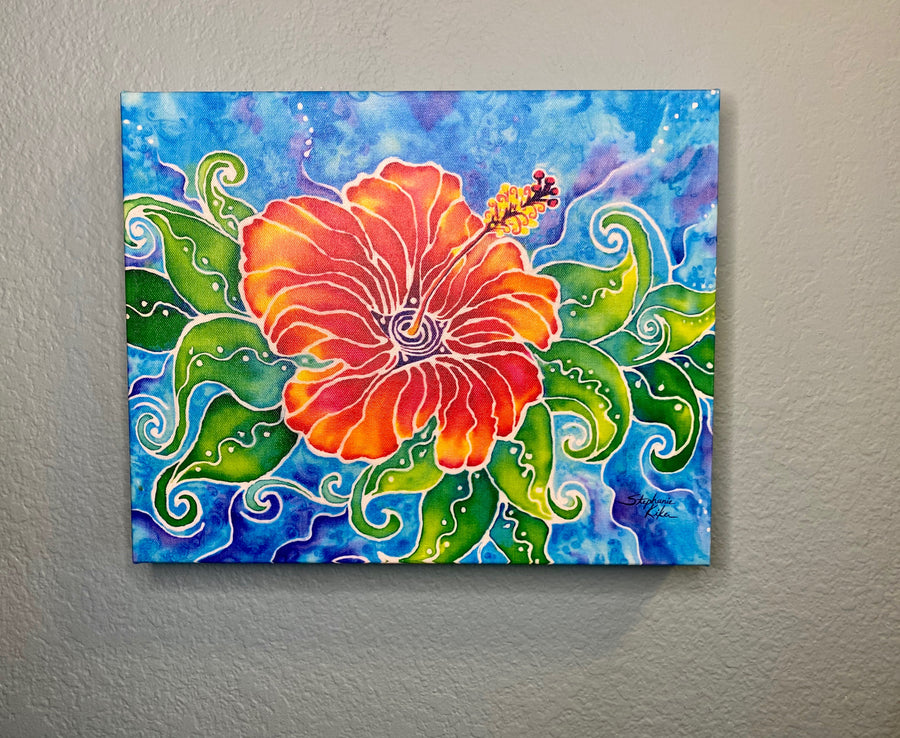 Tropical Hibiscus Canvas