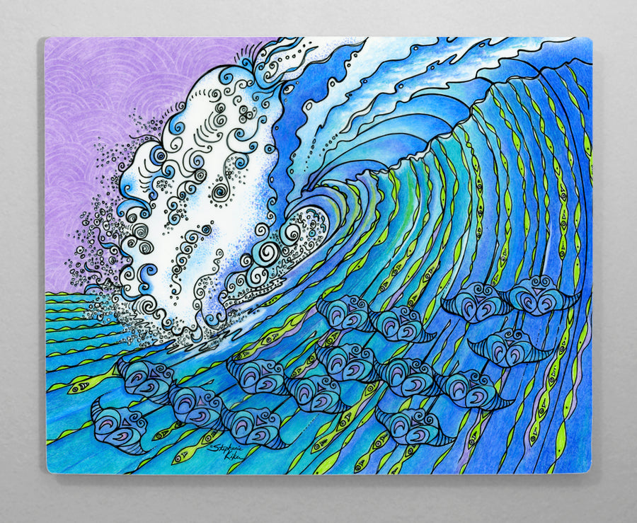 Ocean Life Aluminum Wall Art