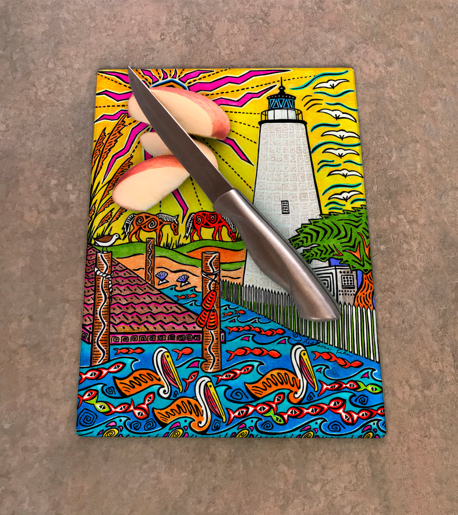 Ocracoke Island Cutting Board