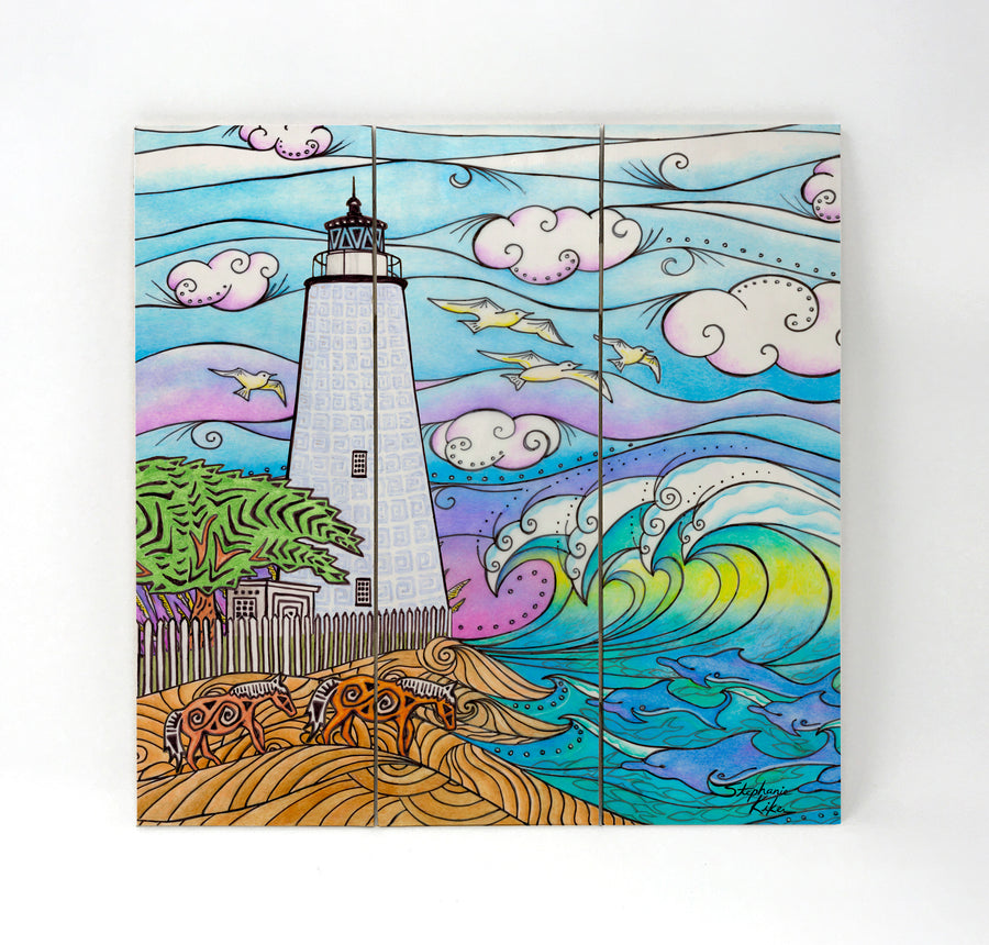 Ocracoke Waves Wall Art
