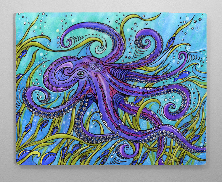 Octopus Aluminum Wall Art