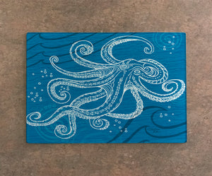 Octopus One Color Cutting Board