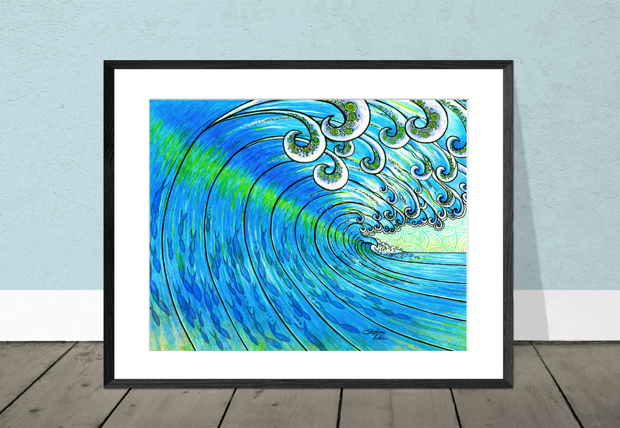 Party Wave Giclee Print