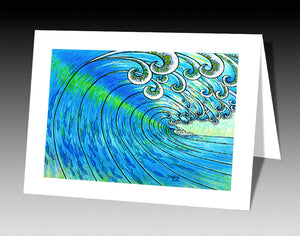 Party Wave Notecard