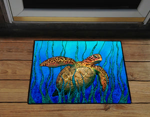 Sea Grass Turtle Door Mat