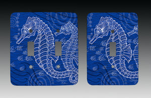 Seahorses One Color Light Switch Cover