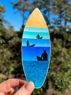 Serenity Surfboard Sticker