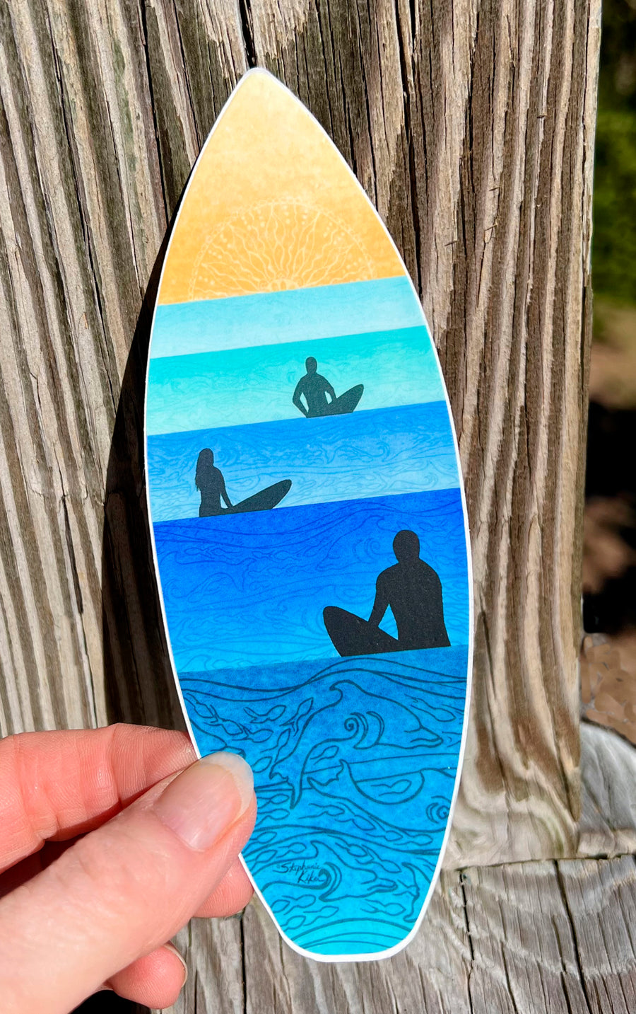 Serenity Surfboard Sticker