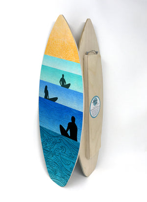 Serenity Surfboard Wall Art
