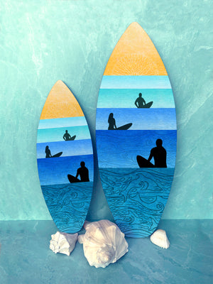 Serenity Surfboard Wall Art