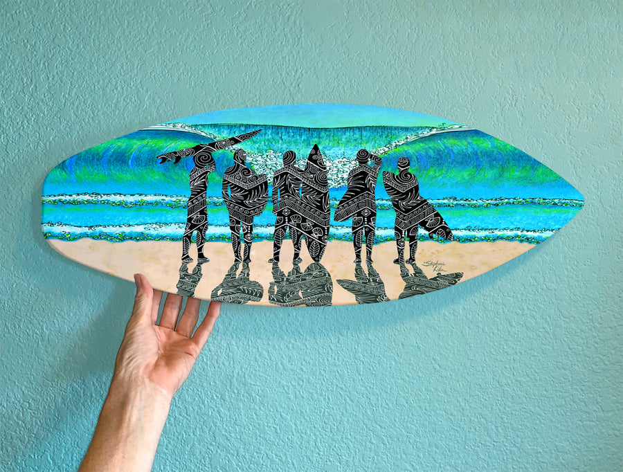 Surf Check Surfboard Wall Art