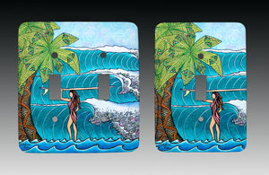 Surfer Girl Light Switch Cover