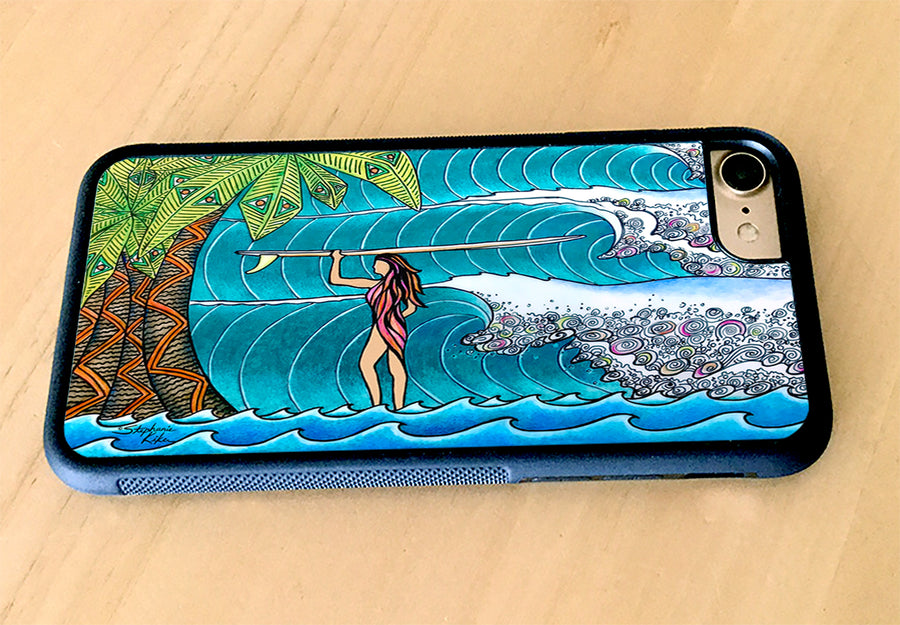 Surfer Girl iPhone Case