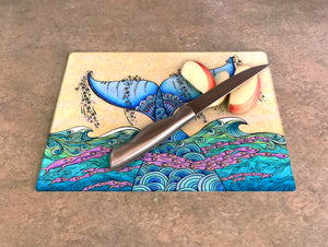 Tails of the Sea Cutting Board