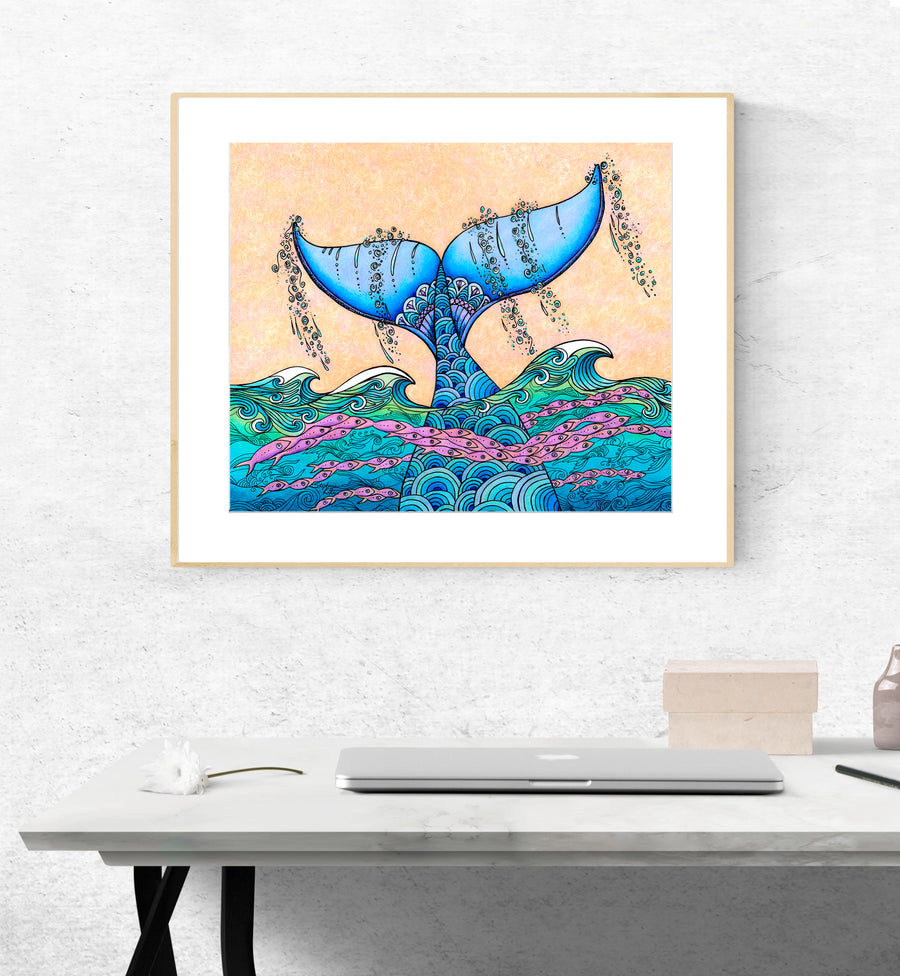 Tails of the Sea Print